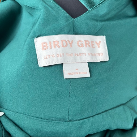 Birdy Grey Gloria Satin Bridesmaid / Formal Dress – Emerald –‎ Medium - Picture 7 of 8